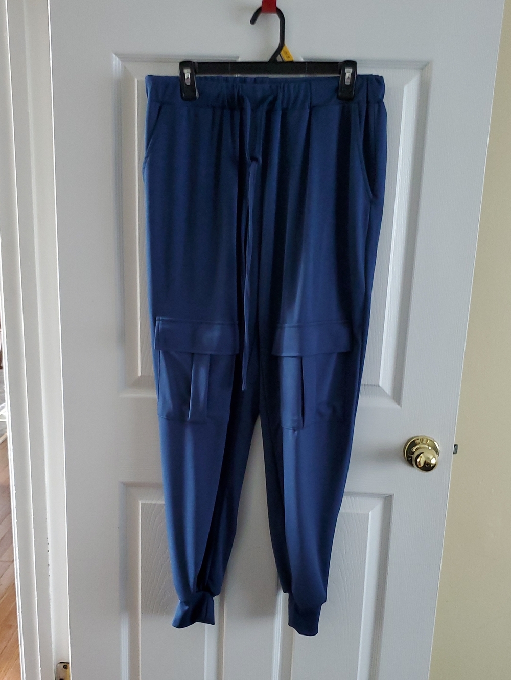 SHEIN Navy Blue Cargo Jogger Pants